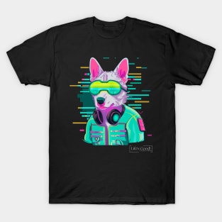 dog ciberpunk T-Shirt